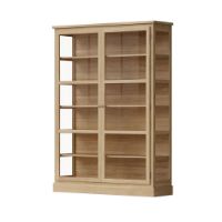 Bild von Lindebjerg Design Helle Eiche N2 Vitrine 151x208,5 cm - Helle Eiche