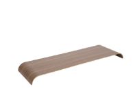 Bild von AYTM CURVA Holztablett/Topplatte 81 x 25,3 cm – Walnuss VORBESTELLUNG: September 2024