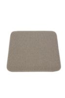 Bild von AYTM CURVA Kissen für Hocker 32,5 x 27,5 cm – Taupe/Bouclé VORBESTELLUNG: September 2024