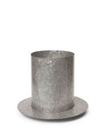 Bild von Ferm Living Auran Topf Medium H: 26,6 cm - Galvanisiertes Eisen