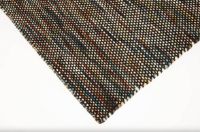 Bild von HC Carpets Bali handgewebter Kelim-Teppich 140 x 200 cm – Schwarz Multi