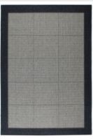 Bild von HC Carpets Casablanca Flachgewebter Teppich 133x195 cm - Dunkelgrau