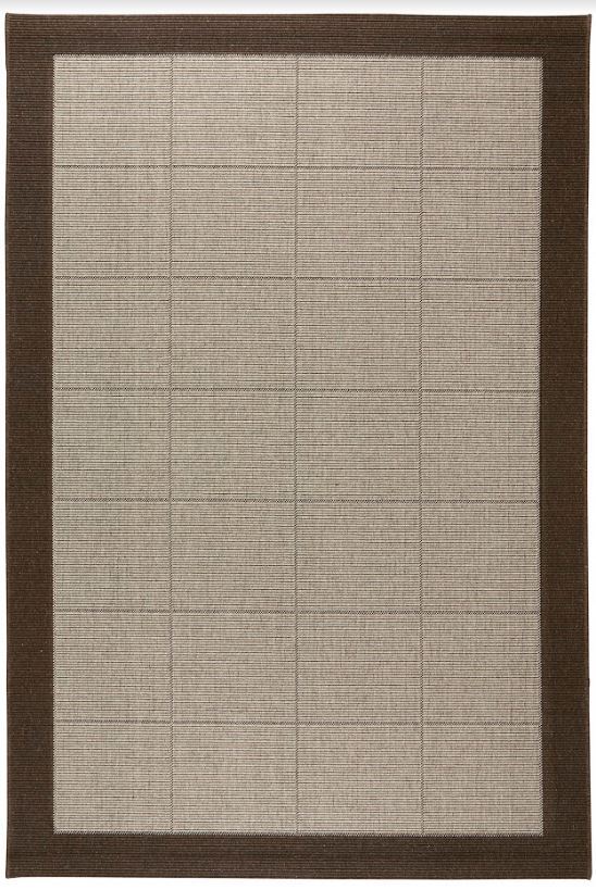Bild von HC Carpets Casablanca Flachgewebter Teppich 240x340 cm - Braun