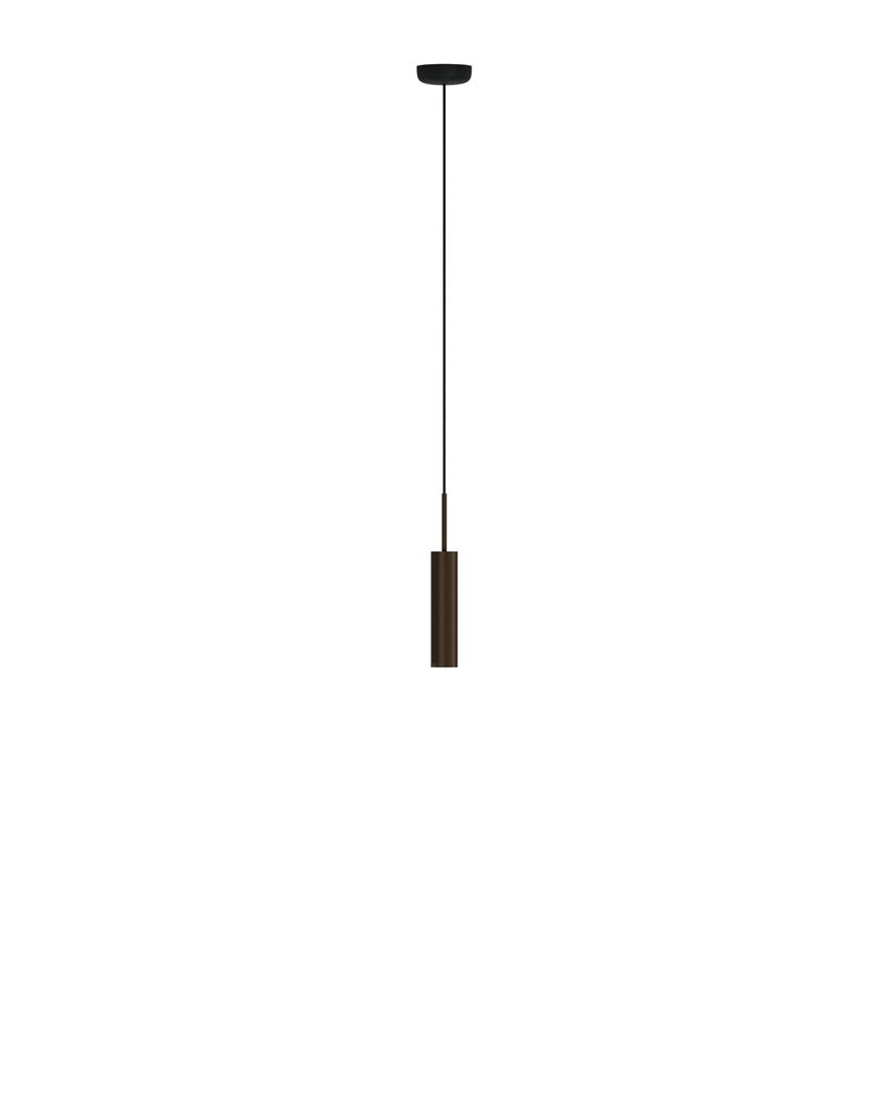 Bild von Audo Copenhagen Tubulaire Pendelleuchte H: 24 cm - Aluminium/Eloxiert bronziert