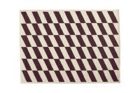 Bild von HAY Shift Kelim Teppich 170x240 – Burgund