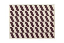 Bild von HAY Shift Kelim Teppich 170x240 – Burgund