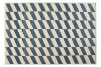 Bild von HAY Shift Kelim Teppich 200x300 - Blau