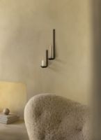 Bild von Audo Copenhagen Clip Teelichthalter Wand H: 20 cm - Schwarzer Stahl