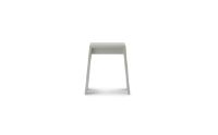 Bild von Normann Copenhagen Leichter Hocker H: 46 cm - Hellgrau gebeizte Esche