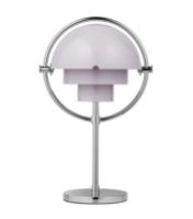 Bild von GUBI Multi-Lite Tragbare Lampe H: 30 cm - Chrom/Blasslila