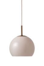 Bild von Frandsen Ball Pendant Ø18 cm – Sandgrau