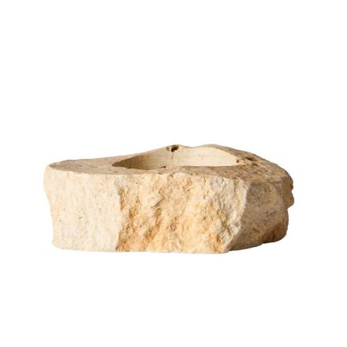 Muubs Schüssel Sekka 5x13 cm - Sand Rustikaler Sandstein