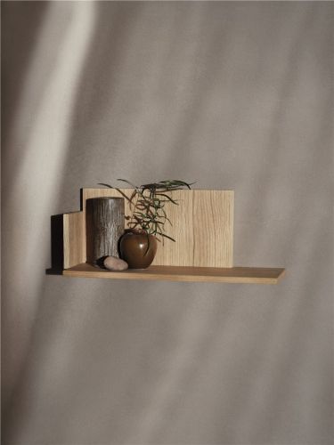 Ferm Living Stagger Regal Niedrig 40x15,5 cm - Geölte Eiche