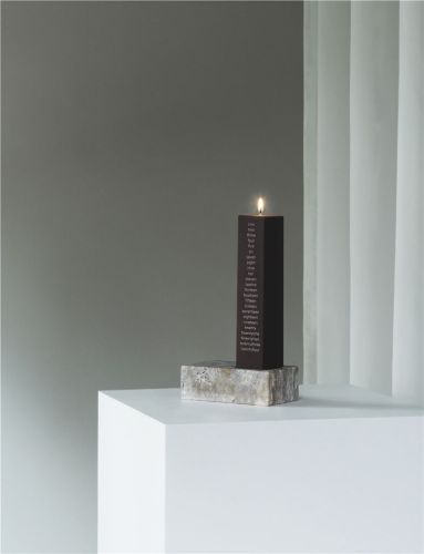 Normann Copenhagen Kalenderkerze – Braun