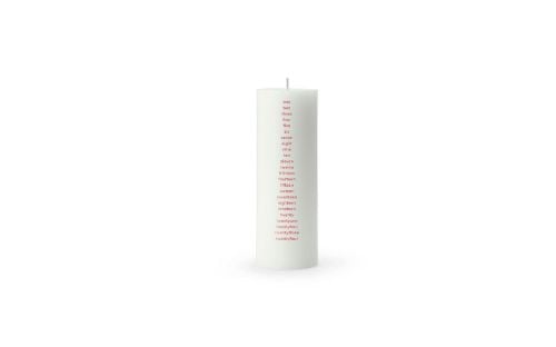 Normann Copenhagen Kalenderlys 7x20 cm - Subtil Lys Grøn