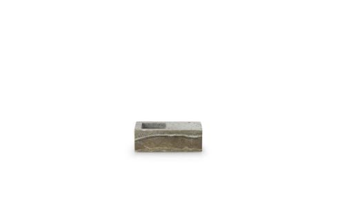 Normann Copenhagen Even Candle Holder 8,5x15 cm - Silver Travertine