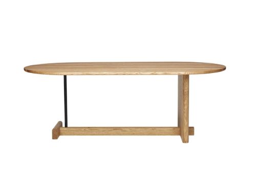 Fogia Koku Couchtisch Oval 120x60 cm - Eiche