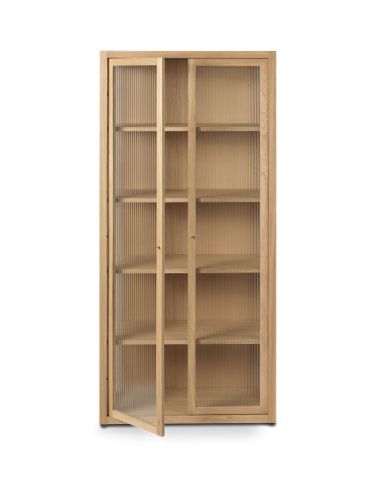 Ferm Living Reed Vitrine - Natürliche Eiche