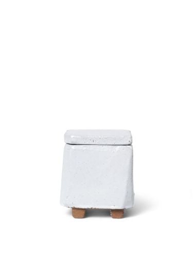 Ferm Living Kurinu Scented Candle H: 10,5 cm - White