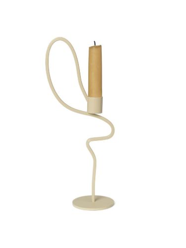 Ferm Living Valse Kerzenhalter - Hoch - Kaschmir