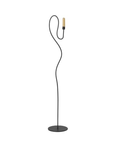 Ferm Living Valse Bodenkerzenhalter - Schwarz