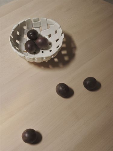 Ferm Living Plait Schale Ø30 - Cremeweiß