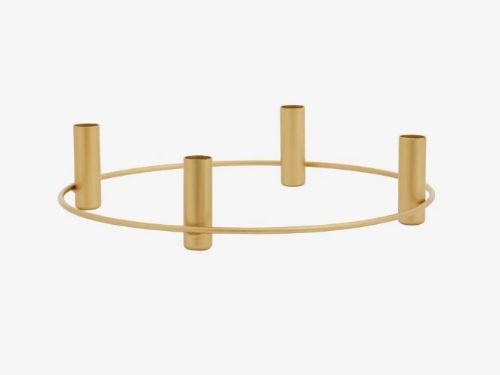 Nordal IRONA Candle Holder Ø: 35,5 cm - Brass 