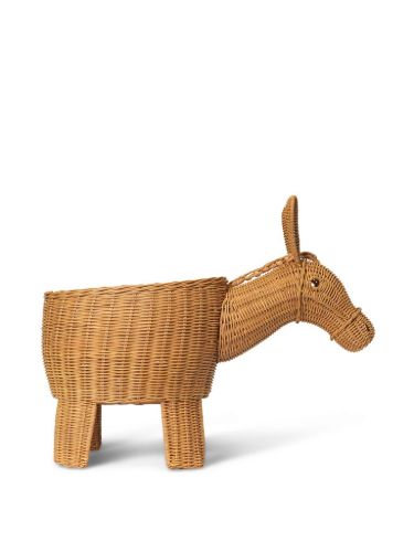 Ferm Living Donkey Geflochtene Aufbewahrung H: 49 cm - Natur