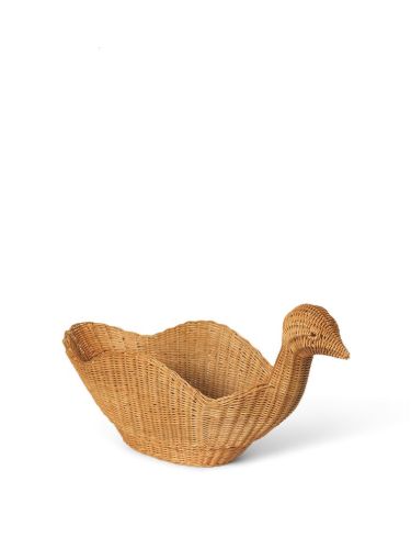 Ferm Living Bird Braided Storage H: 40 cm - Natural