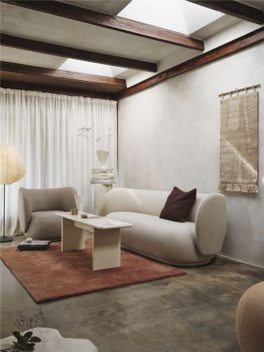 Ferm Living Rink Bank 200 - Eierschale