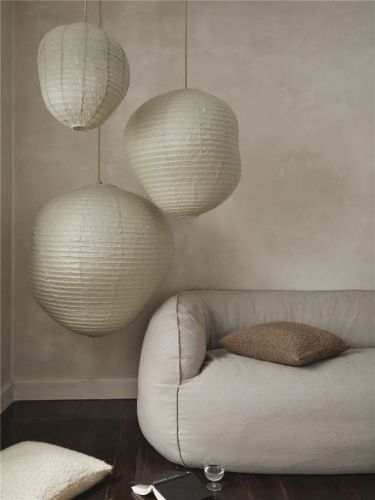 Ferm Living Kurbis Lampenschirm Ø: 57 cm - Dunkler Salbei