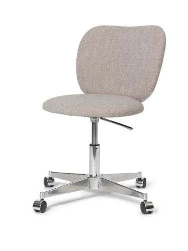 Ferm Living Rico Chair H: 80 cm - Bouclé/Natural