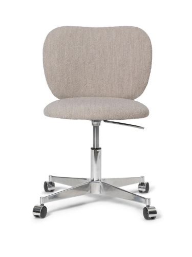 Ferm Living Rico Stuhl H: 80 cm - Bouclé/Natur
