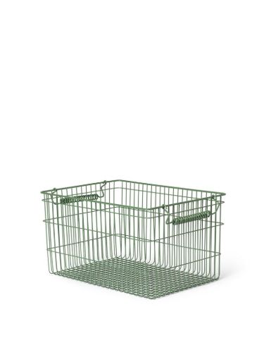 Ferm Living Cala Stackable Baskets 2 stk. - Verdant Green