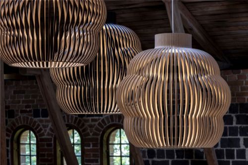 Secto Design Kumulo Pendelleuchte Ø: 55 m – Birke