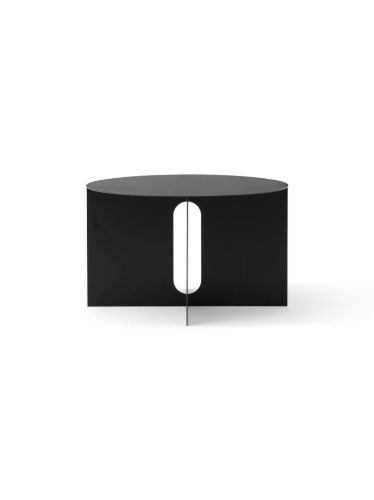 Audo Copenhagen Androgyne Side Table Ø: 63 cm - Black 