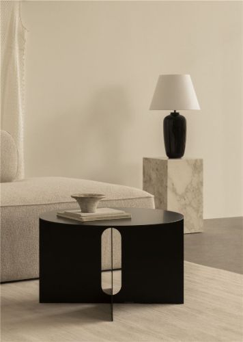 Audo Copenhagen Androgyne Beistelltisch Ø: 63 cm - Schwarz