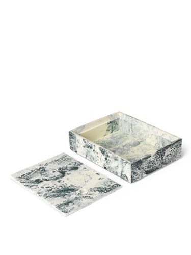 Ferm Living Mist Box – 15x20 cm – Smaragd-Off-Weiß
