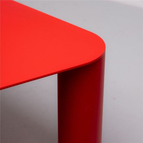 raawii Pipeline Couchtisch H: 38 cm - Rot 
