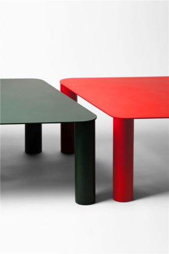 Pipeline Couchtisch H: 38 cm – Moosgrün