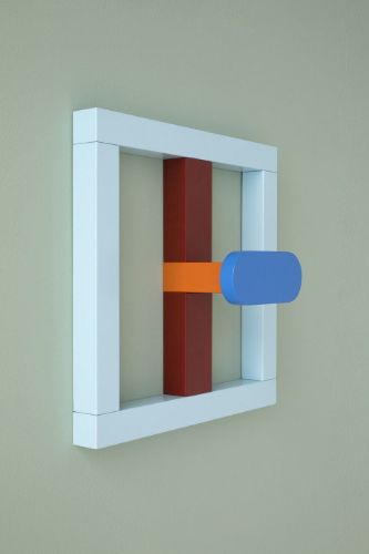 raawii Haken 1 Klein 30x30 cm - Blau/Rot