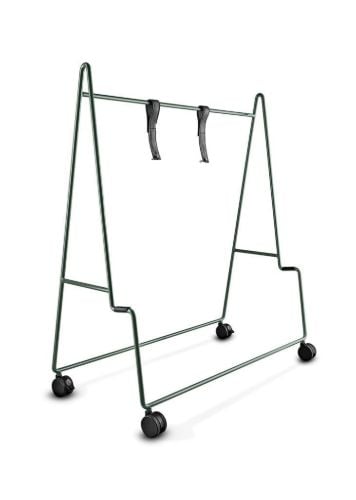 Please Wait To Be Seated Carry TV Stander H: 92 cm - Cedar Green M/Hjul