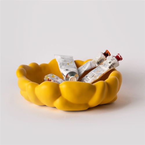 Rohes Wolken-Mittelstück Ø: 32 cm – Freesie
