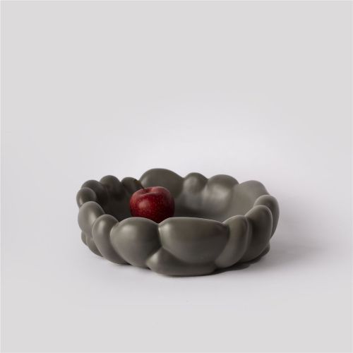 raawii Wolken-Mittelstück Ø: 32 cm - Rauchgrün 
