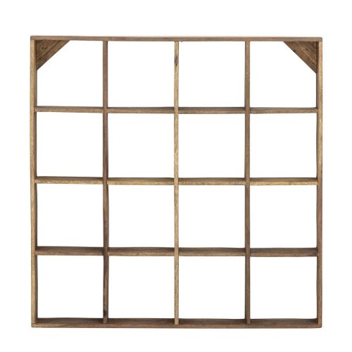 Bloomingville Tilo Hylde 70x70 cm - Brun 