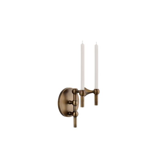 FABRIC Nagel Wandhalter Ø: 11 cm – Messing bronziert