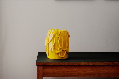 raawii Michael Kvium Jam Vase H: 24 cm – Empire Gelb		
