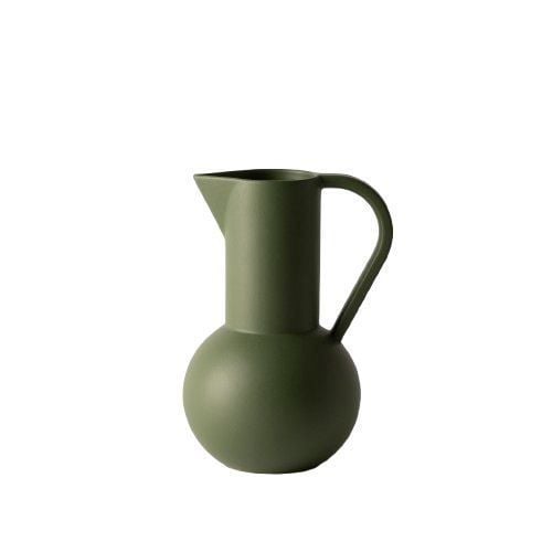 raawii Strøm Medium Kande H: 24 cm - Deep Green