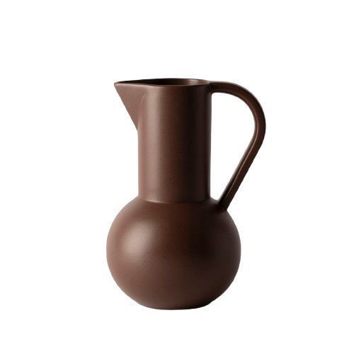 raawii Strøm Large Kande H: 28 cm - Chocolate