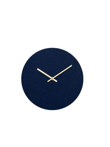 Hemverk Vægur Ø: 28 cm – Felt Dark Blue/Black